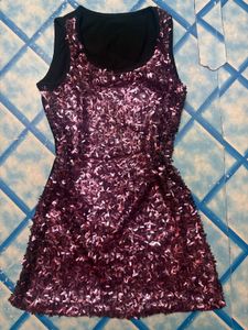Sparkly Sequin Mini Dress