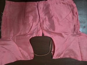 Elegant Pink Silk Embellished Saree