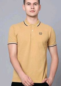 Men's Mustard Yellow Polo T-Shirt