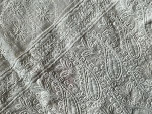 🤍 White Chikankari Kurta Set