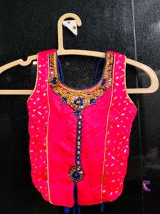 Embroidered Pink Blouse
