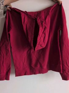 MAX Collection Red Graphic Hoodie