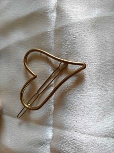 Unique Gold Tone Hair Clip