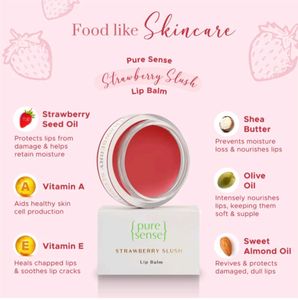 Pure Sense Strawberry Slush Lip Balm
