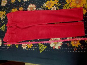 "Electric Fuchsia" coloured Corduroy Pants