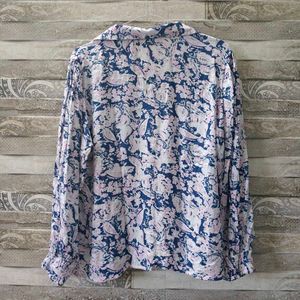 Zudio Floral Print Button-Up Top