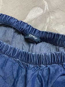 OFF SHOULDER denim Top