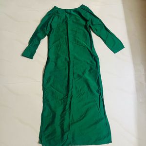 Green Kurta Set with Pants 🖤