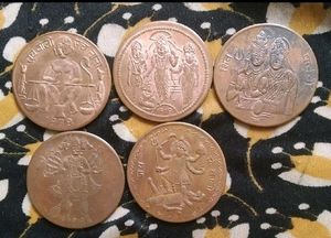 Durga Pooja Coins 1818 Special Navratri Or Frffe