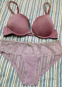 Purple Bra & Panty Set