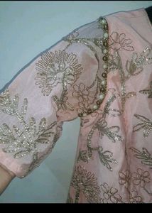Elegant Pink Embroidered Lehenga Choli