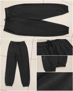 brown Joggers with Zipper Ankle