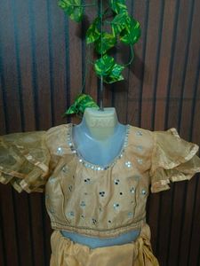 Stunning Yellow Ruffled Lehenga Choli