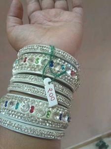 Sparkling Beaded Bangles Set