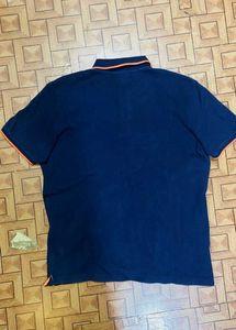 H&amp;M Men's Navy Blue and Lacoste Tshirt Combo