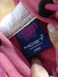 Premium Zip-Up Hoodie for Women – Blush Pink