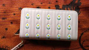 Cute Floral Embroidered Wallet