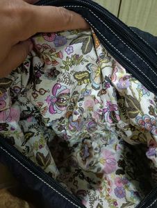Lancaster Black Hobo Bag