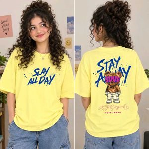 2 combo Cute Graphic &amp; Slogan T-Shirts