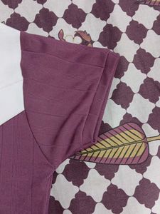 purple and white top for girls