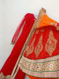 Elegant Red Ethnic Gown