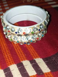 Sparkling Crystal Bangles - Set of 2