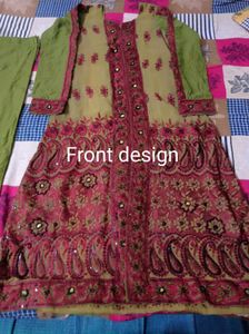 Embroidered Kurta Set with Trousers