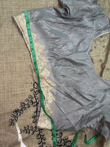 Elegant Grey Saree