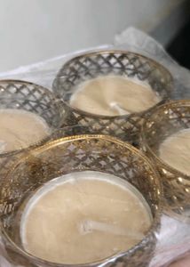 Set of 4 Ornate Candle Holders