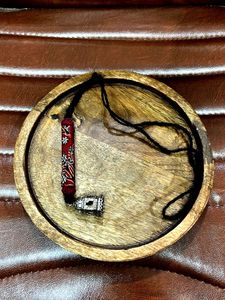 Boho Pendant Necklace with Beaded Detail
