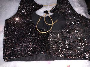 brand new saree with stitched blouse