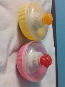 Cute Powder Puffs with Containers