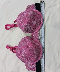 ⭐ Pink Lace Padded Bra