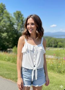 Forever 21 White Tank Top