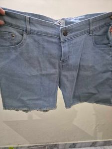 Denim shorts