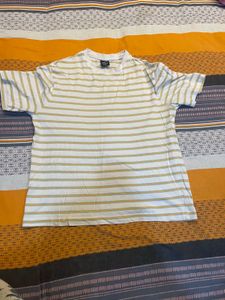 combo of 2 T-shirt white stripes and Black Squad M