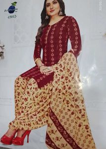 Elegant Printed Kurta Set with Dupatta
