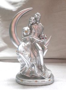 Moon Couple Showpiece Valentine Gift Love Decor ✨️