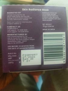 Foxtale Skin Radiance Mask