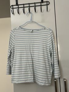 Striped Boat Neck Top