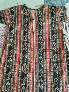 Unique Patterned Cotton Kurta