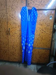 Blue golden boho jumpsuit