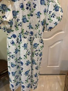 Chic Floral Puff Sleeve Dress