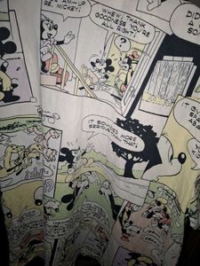 Mickey Mouse Comic Print Pajama Set
