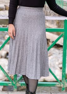 Flared Platted Skirt