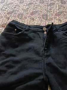 black  Wash Cargo Jeans