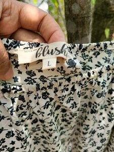 Blush Branded Off-shoulder Dress