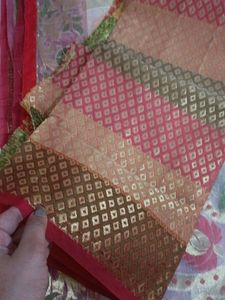 Multicolour Cotton Silk Saree