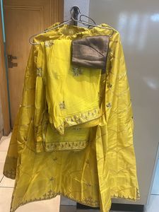 Yellow Lehenga For Haldi Function