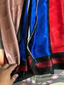 Elegant Striped Saree
